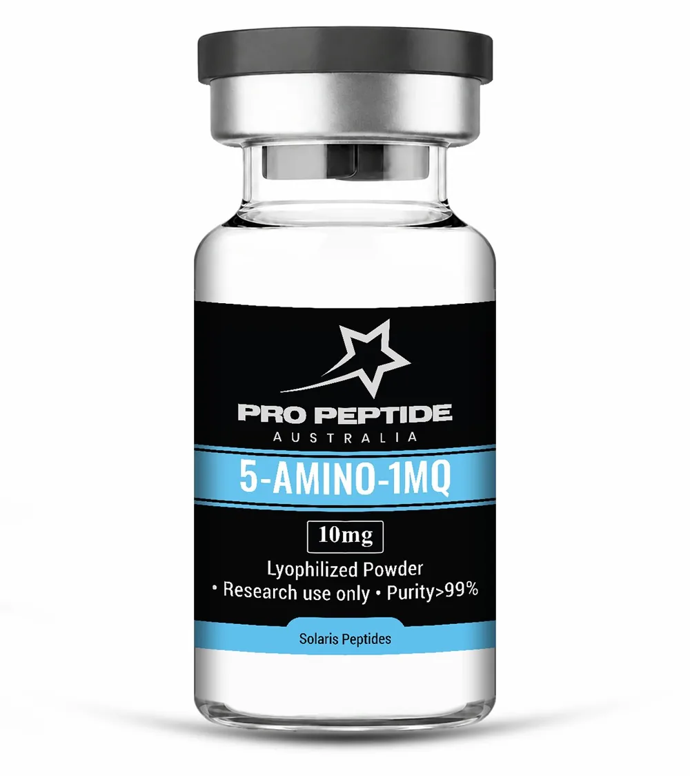 5-AMINO-1MQ 10mg — 99.00% purity research peptide vial supplied by Pro Peptide Australia