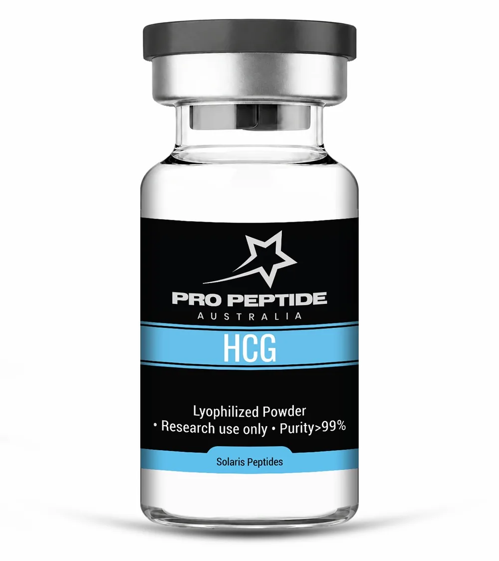 HCG 1000iu — 99.99% purity research peptide vial supplied by Pro Peptide Australia
