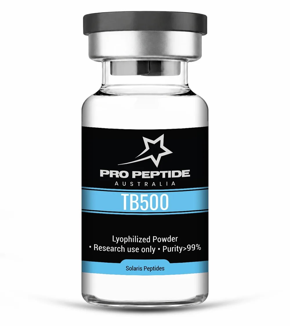 TB-500 10mg — 99.81% purity research peptide vial supplied by Pro Peptide Australia